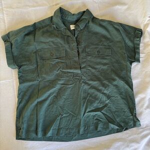 Universal Thread Forest Green Short Sleeve Shirt
